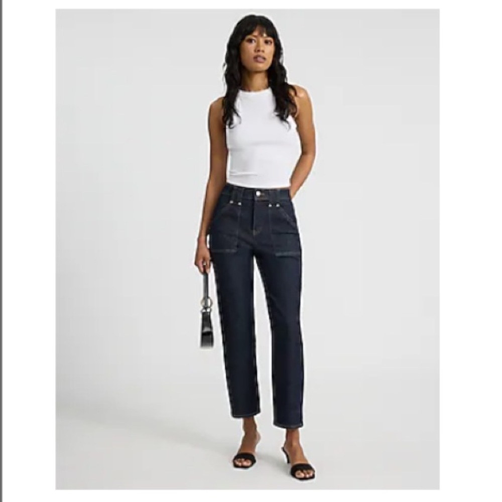 Express Women's Dark Blue Jeans